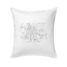 Černobílá mapa Brno