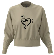 Houslový klíč srdce