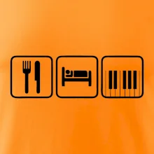 Eat sleep piano v řadě