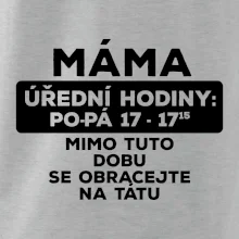 Máma - úřední hodiny