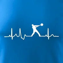 EKG hod kladivem muž