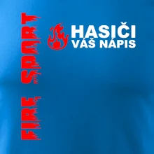 Hasiči (oheň,  Firesport, název sboru - vlastní nápis)