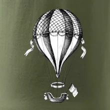 Horkovzdušný balón  kreslený