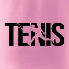 Tenis nápis silueta