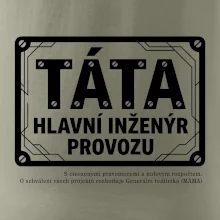 Táta hlavní inženýr provozu