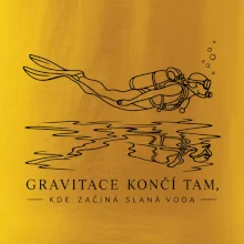 Gravitace končí ve slané vodě