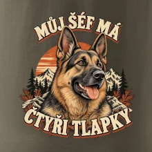 Můj šéf má čtyři tlapky - německý ovčák