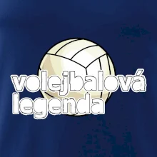 Volejbalová legenda - bílé písmo