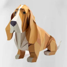 Baset slepený z papíru