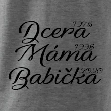 Dcera, máma, babička - vaše ročníky