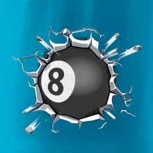 Kulečníková koule v triku