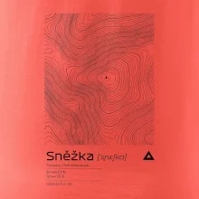 Sněžka - vrstevnice v obdélníku