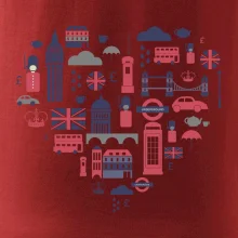 Anglie symboly srdce