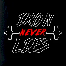 Iron never lies