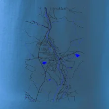 Vrchlabí - Mapa s vodními toky