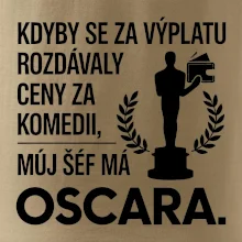 Kdyby se za výplatu rozdávaly ceny za komedii, můj šéf má oscara