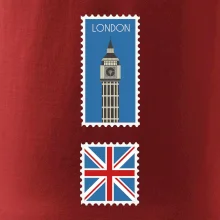 Londýn známka barevná