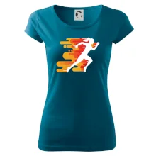 Běhání - oranžová žena