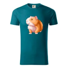 Morče - kreslené, bílo oranžové