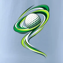 Golfový míček zelená dynamika