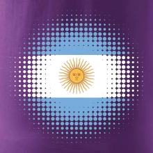 Argentina vlajka tečkovaná