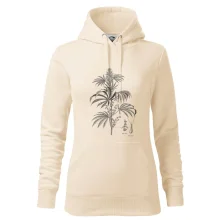 Konopí kytka černobílá