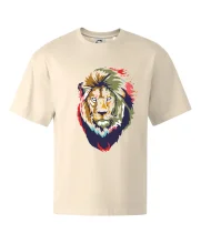 Hlava lva kreslená jednoduchá