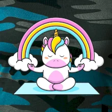 Yoga jednorožec - duha