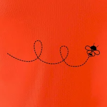 Dráha letu včely - smyčka