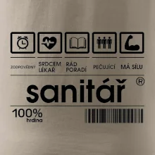 Čárový kód sanitář