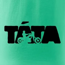 Táta nápis - motorka chopper