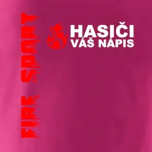 Hasiči (oheň,  Firesport, název sboru - vlastní nápis)