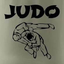 Judo nápis + postavy