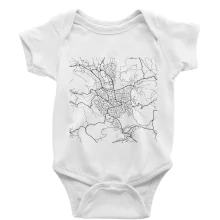 Mapy měst černobílé Jablonec nad Nisou