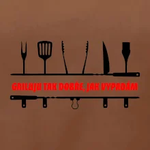 Griluju tak dobře, jak vypadám