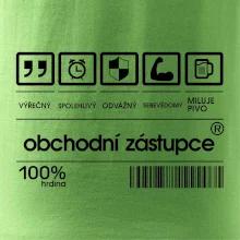 Čárový kód obchodní zástupce