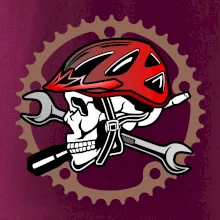 Lebka biker opravář