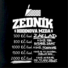 Hodinová mzda zedník