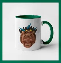 Mayové maska hnědá