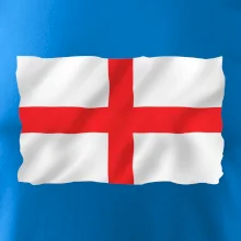 Anglická vlajka vlající