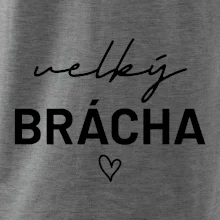 Velký brácha - nápis na prsou