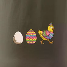 Evoluce vajíčka - velikonoce - slepice