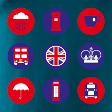 Anglie symboly v kruzích