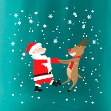 Tancující Santa a sob