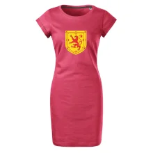 Skotský lev na hrudi