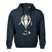 Horkovzdušný balón  kreslený