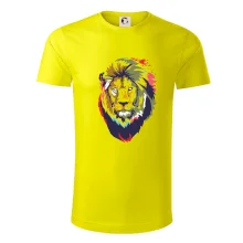 Hlava lva kreslená jednoduchá