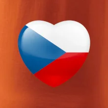 Česká vlajka srdce