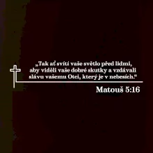 Citáty z bible - Matouš 5:16