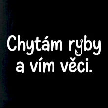 Chytám ryby a vím věci